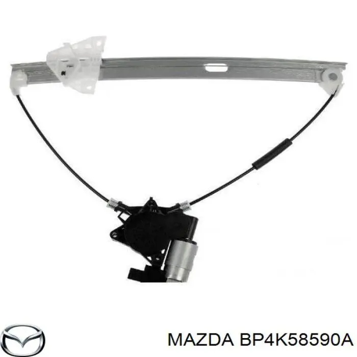 BP4K58590A Mazda Mechanizm podnoszenia szyby drzwi przednich prawych