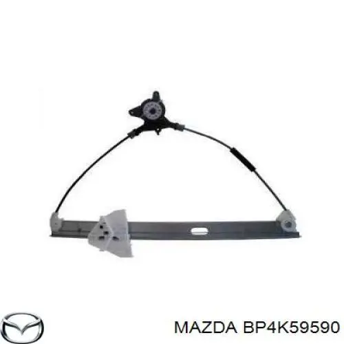 Mechanizm podnoszenia szyby drzwi przednich lewych Mazda BP4K59590 cena, od 59,59 USD