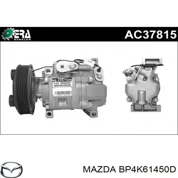 BP4K61450D Mazda Sprężarka klimatyzacji