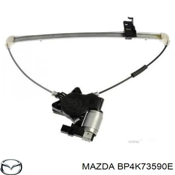 BP4K73590E Mazda Mechanizm podnoszenia szyby drzwi tylnych lewych