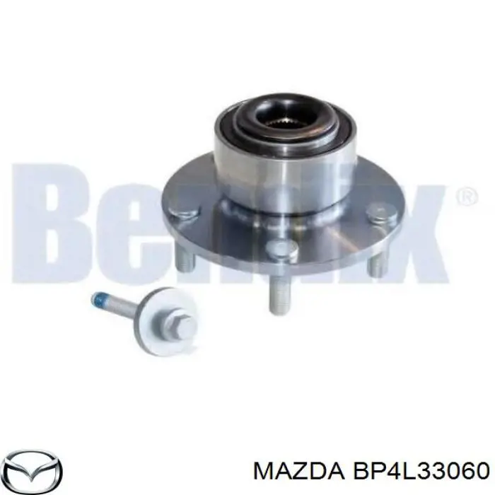 Do koszyka BP4L33060 Mazda Piasta przednia