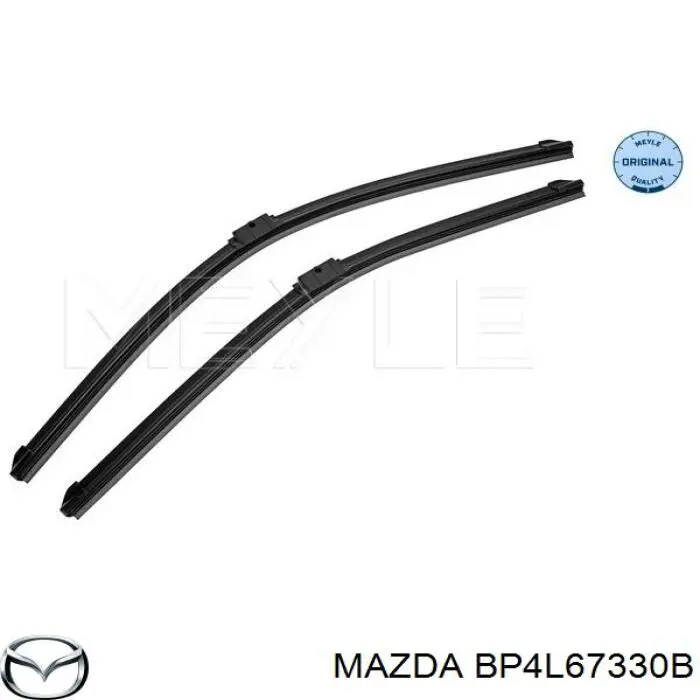 Do koszyka BP4L67330B Mazda Pióro wycieraczki szyby przedniej, zestaw (2 szt.)