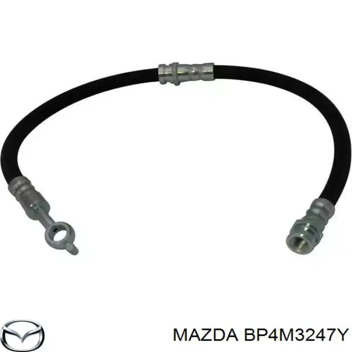 Do koszyka BP4M3247Y Mazda Przewód hydraulicznego układu wspomagania wysokiego ciśnienia, od pompy do maglownicy (mechanizmu)