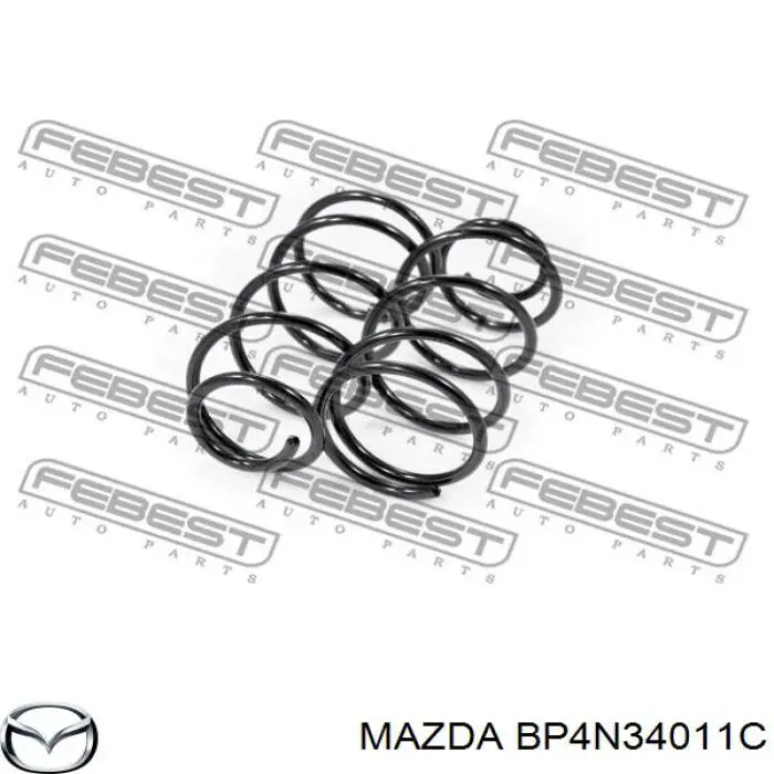 Sprężyna przednia Mazda BP4N34011C cena, od 34,85 USD