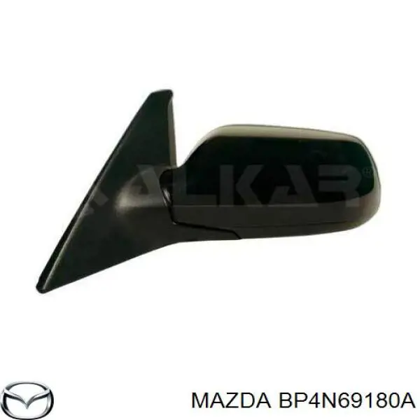 BP4N69180A Mazda Lusterko wsteczne lewe