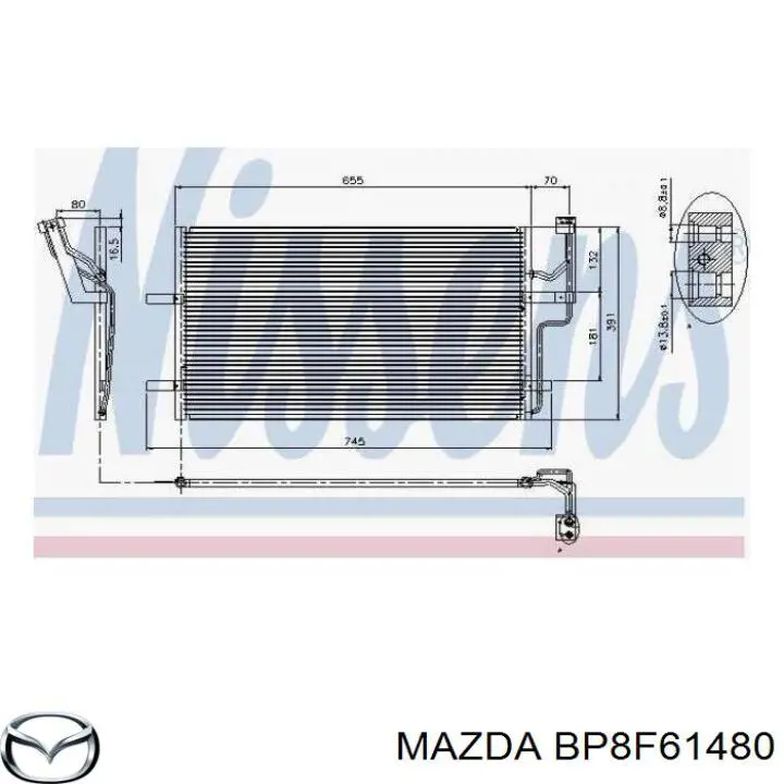 BP8F61480 Mazda Chłodnica klimatyzacji