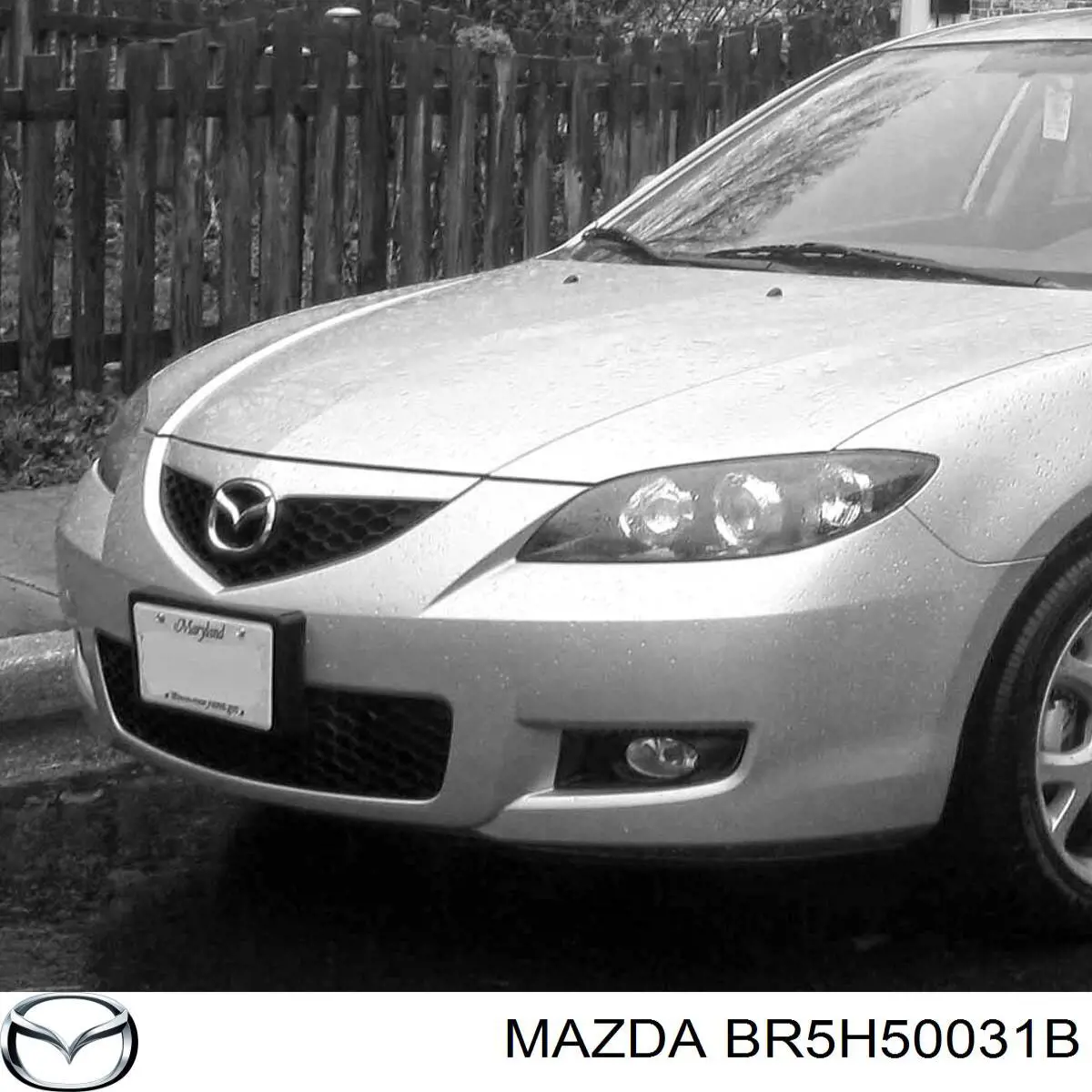 BR5H50031B Mazda Zderzak przedni