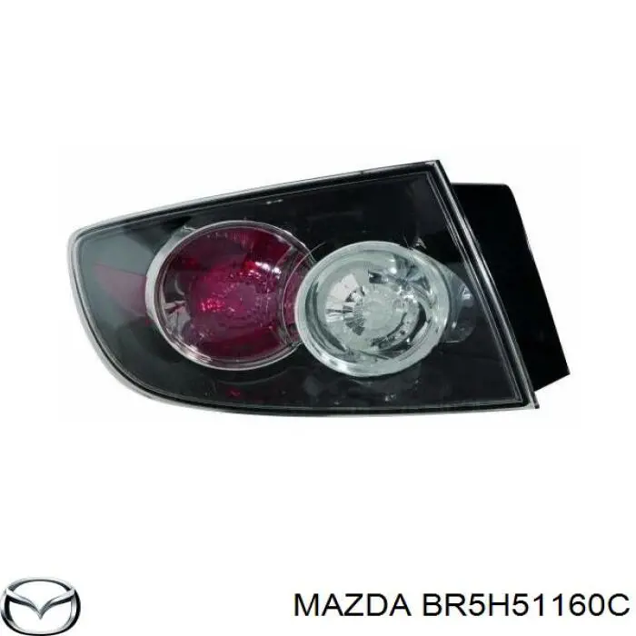 BR5H51160C Mazda Lampa zespolona tylna lewa zewnętrzna