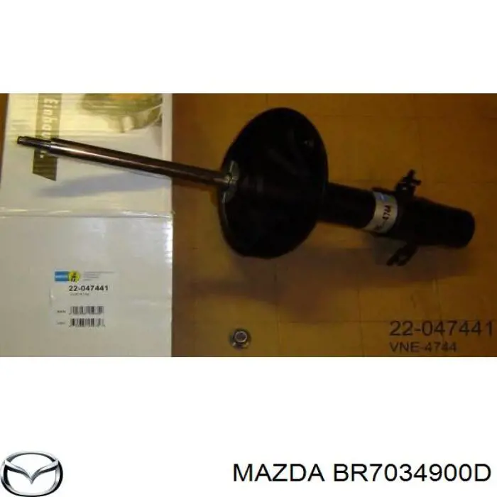Do koszyka BR7034900D Mazda Amortyzator przedni lewy