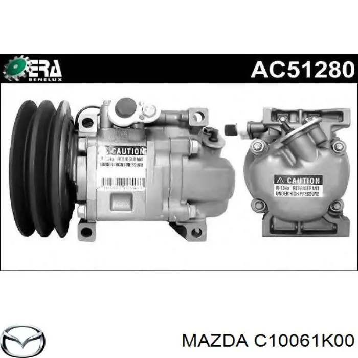 Sprężarka klimatyzacji Mazda C10061K00 cena, od 155,09 USD