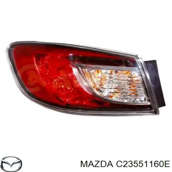 Do koszyka C23551160E Mazda Lampa zespolona tylna lewa
