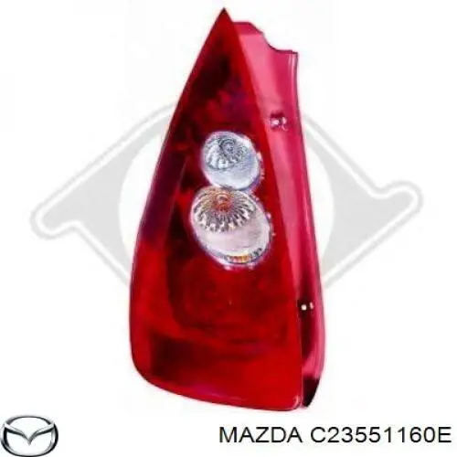 C23551160E Mazda Lampa zespolona tylna lewa