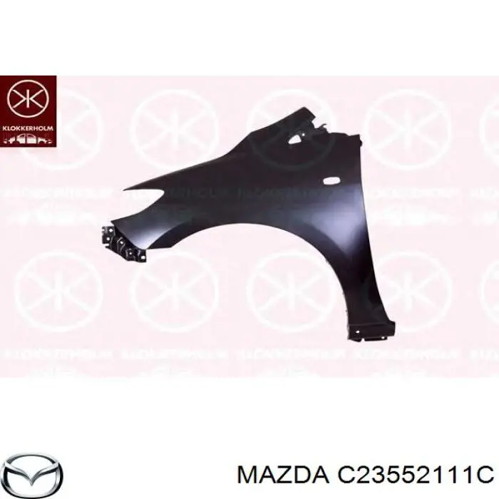 Błotnik przedni prawy Mazda C23552111C cena, od 132,80 USD