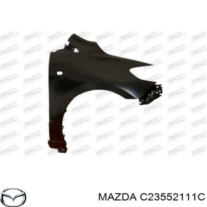Do koszyka C23552111C Mazda Błotnik przedni prawy