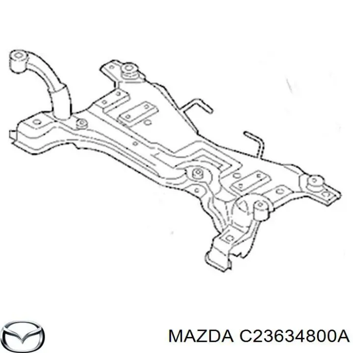 Korpus osi przedniej Mazda 5 I minivan (CR) (2005 - 2007) cena, od 195,33 USD