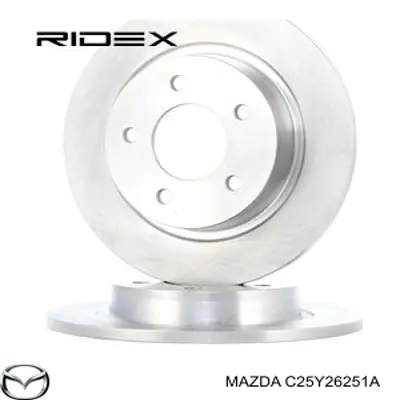 C25Y26251A Mazda Tarcza hamulcowa tylna