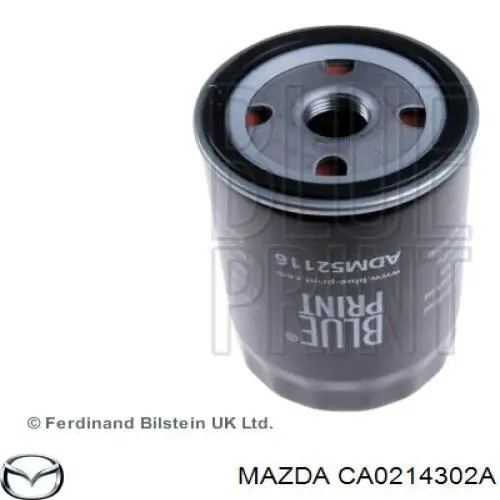 Filtr oleju Mazda CA0214302A cena, od 8,15 USD