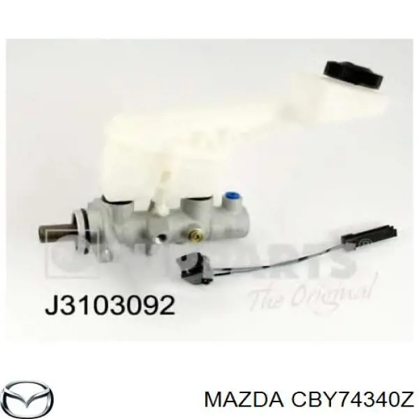 CBY74340Z Mazda Główny cylinder hamulców