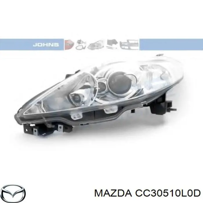 CC30510L0D Mazda reflektor lewy