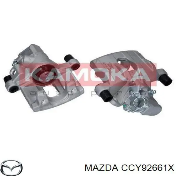 Do koszyka CCY92661X Mazda Zacisk hamulcowy tylny prawy