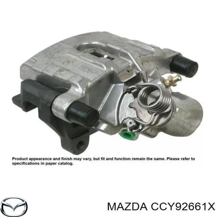Do koszyka CCY92661X Mazda Zacisk hamulcowy tylny prawy