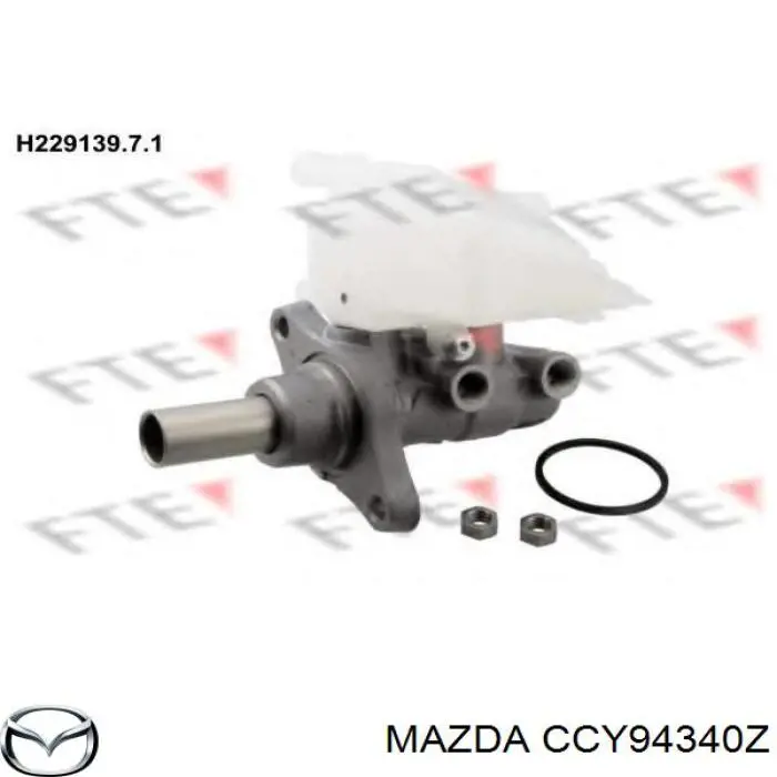 Główny cylinder hamulców Mazda CCY94340Z cena, od 80,40 USD