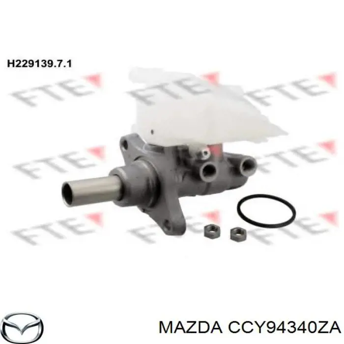CCY94340ZA Mazda Główny cylinder hamulców