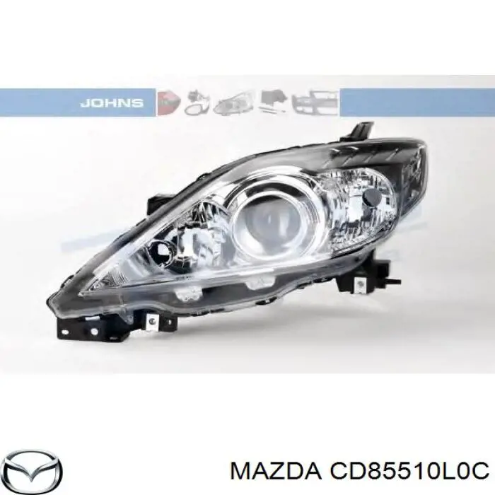 Reflektor lewy Mazda CD85510L0C cena, od 141,99 USD
