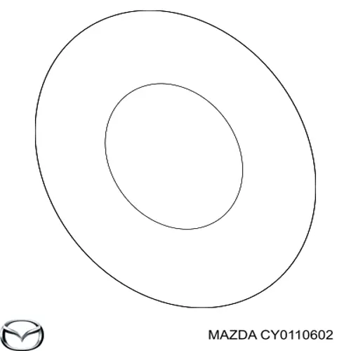 Uszczelniacz wału korbowego przedni CY0110602 Mazda