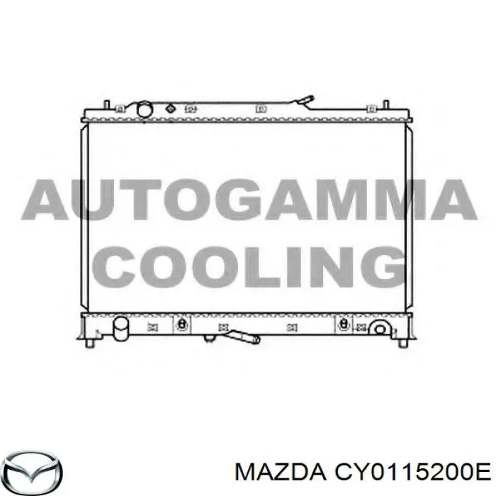 Chłodnica silnika Mazda CY0115200E cena, od 331,18 USD