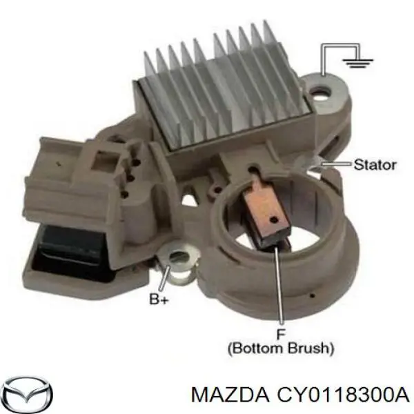 Do koszyka CY0118300A Mazda Alternator