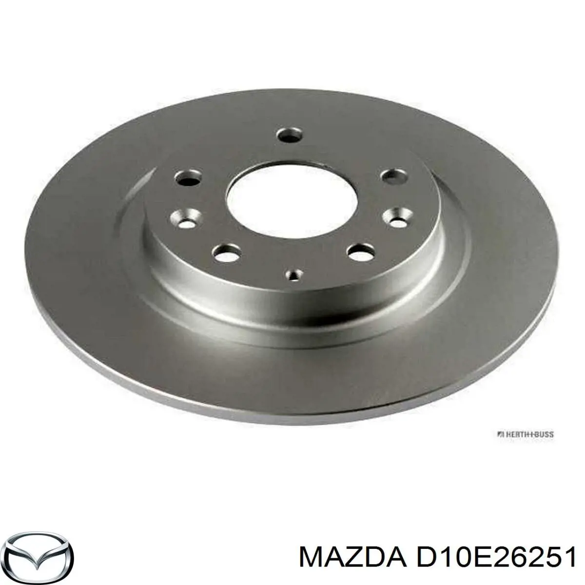 Tarcza hamulcowa tylna D10E26251 Mazda