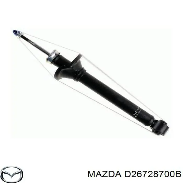 Do koszyka D26728700B Mazda Amortyzator tylny
