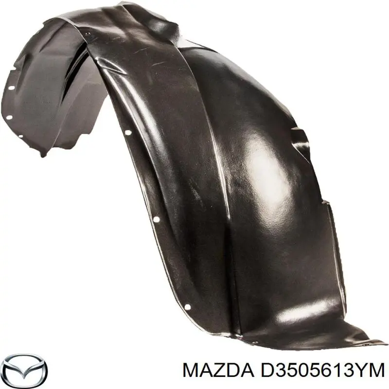 Do koszyka Nadkole błotnika przedniego prawe Mazda 2 I DY
