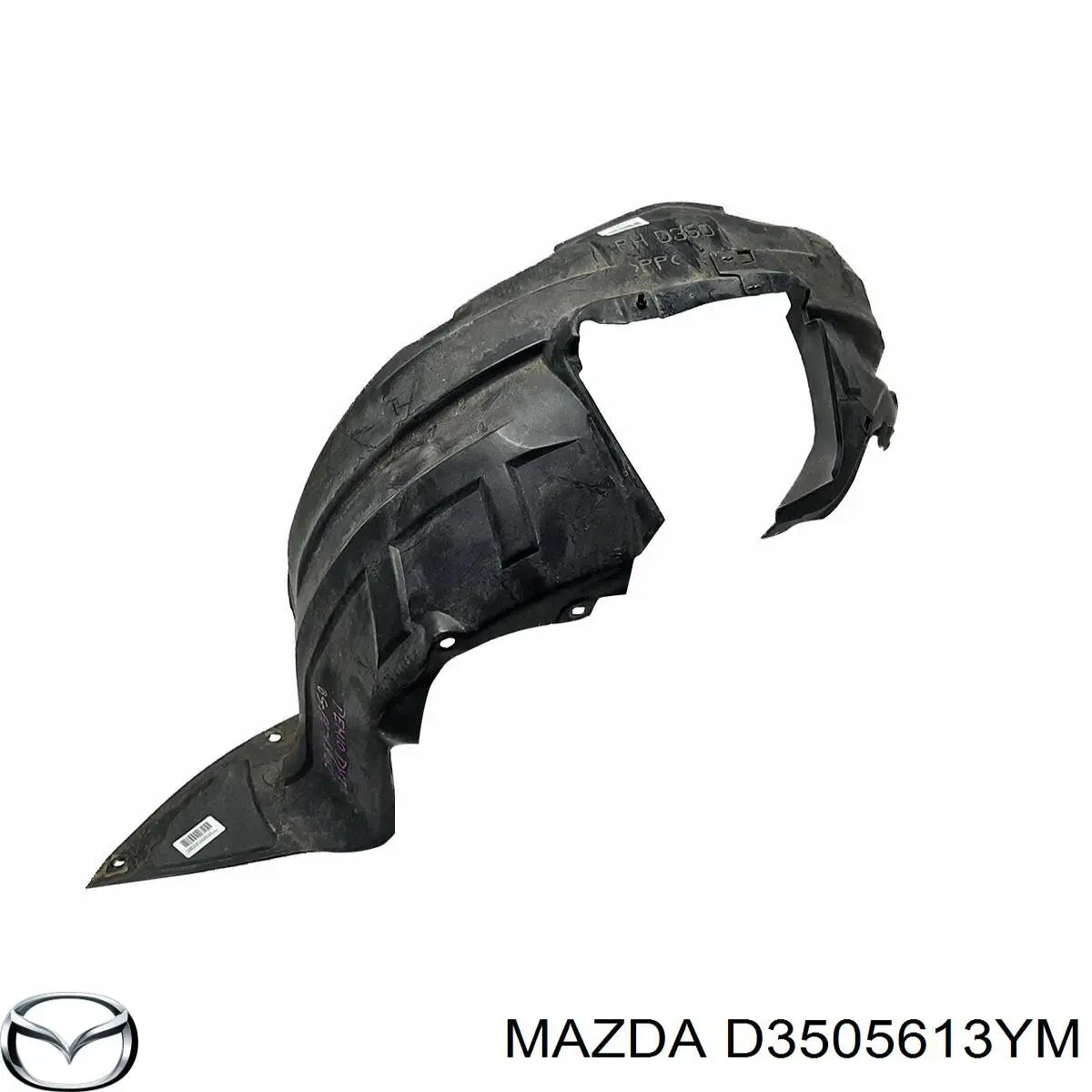 Nadkole błotnika przedniego prawe do Mazda 2 I DY