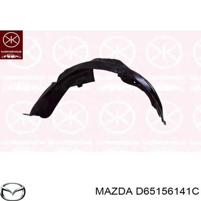 Nadkole błotnika przedniego lewe do Mazda 2 II DE