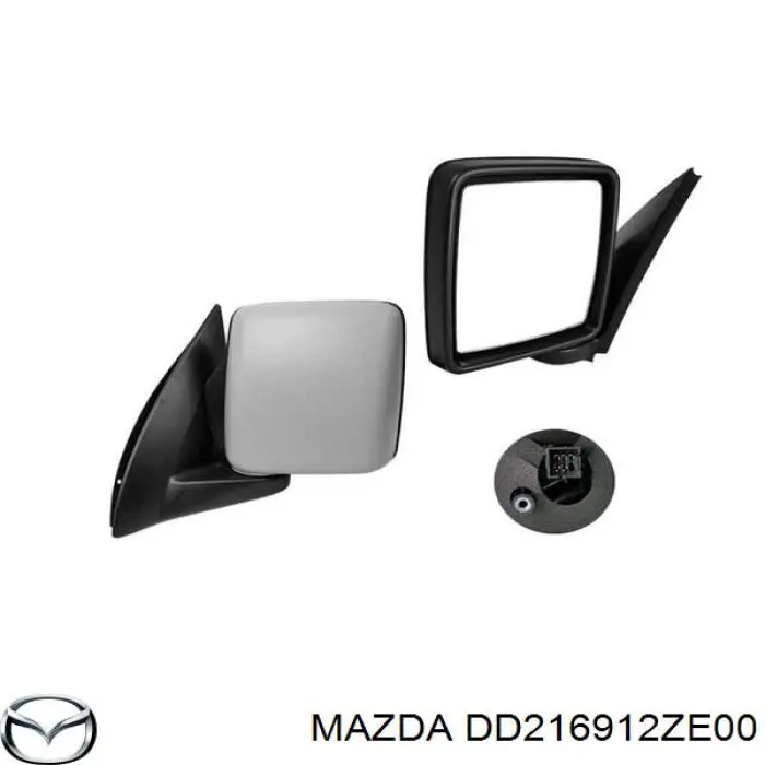 Do koszyka 014202 Mazda Lusterko wsteczne prawe
