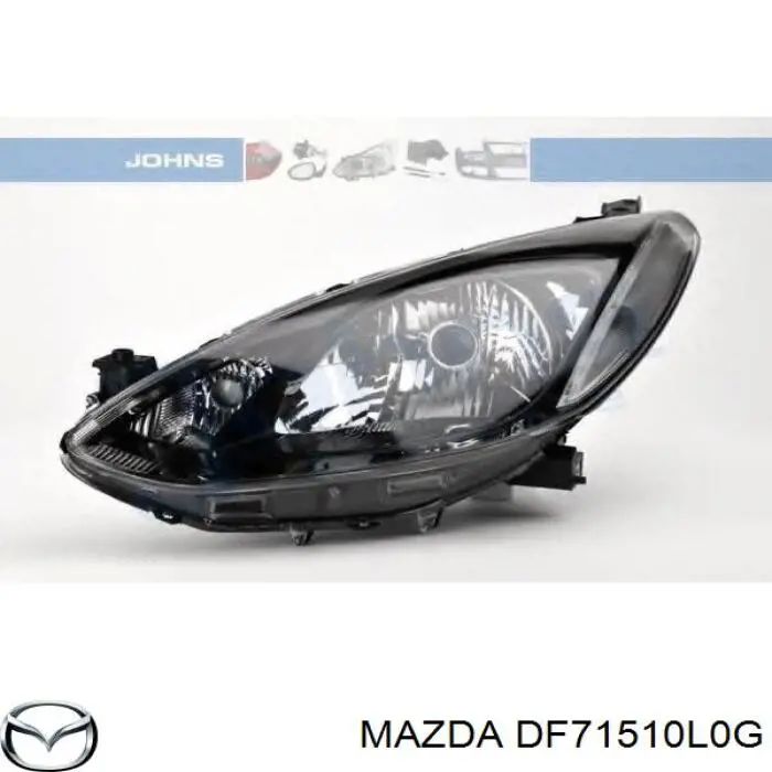 Do koszyka DF71510L0G Mazda Reflektor lewy