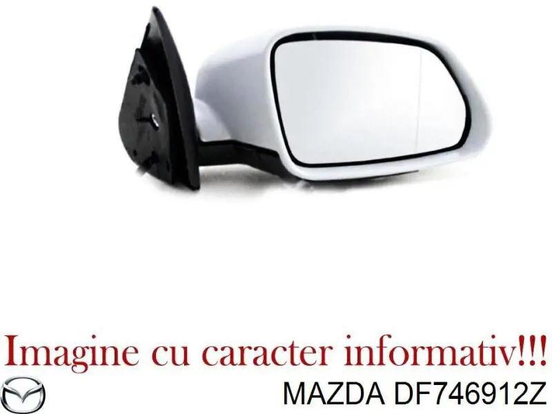 Lusterko wsteczne prawe do Mazda 2 II DE