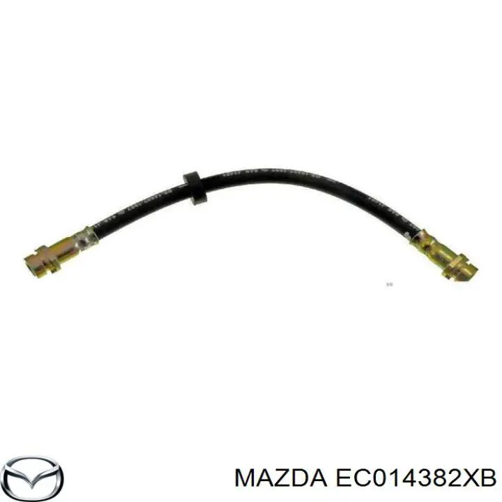 EC014382XB Mazda przewód hamulcowy tylny lewy