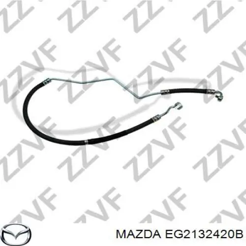 EG2132420B Mazda Przewód hydraulicznego układu wspomagania wysokiego ciśnienia, od pompy do maglownicy (mechanizmu)