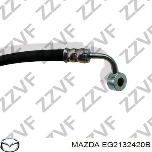 Przewód hydraulicznego układu wspomagania wysokiego ciśnienia, od pompy do maglownicy (mechanizmu) Mazda EG2132420B cena, od 122,20 USD
