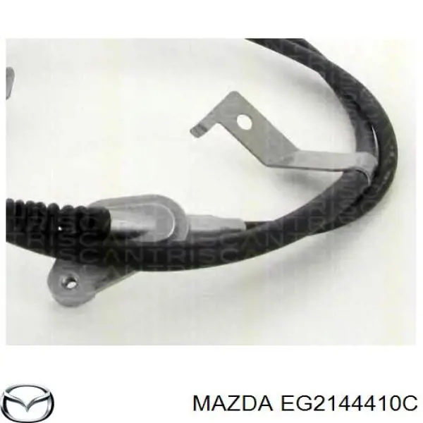 EG2144410C Mazda Linka hamulca ręcznego tylna prawa