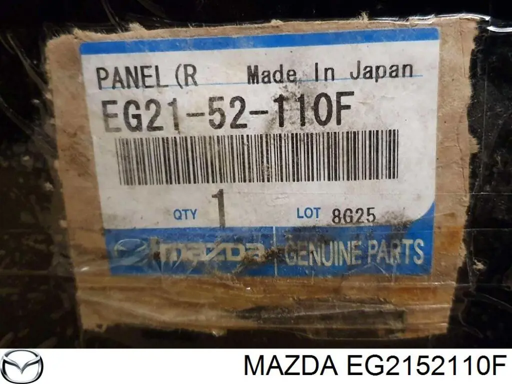 Do koszyka EG2152110F Mazda Błotnik przedni prawy