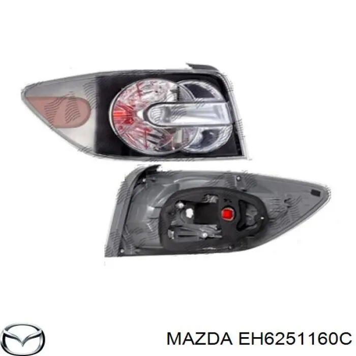 EH6251160C Mazda Lampa zespolona tylna lewa