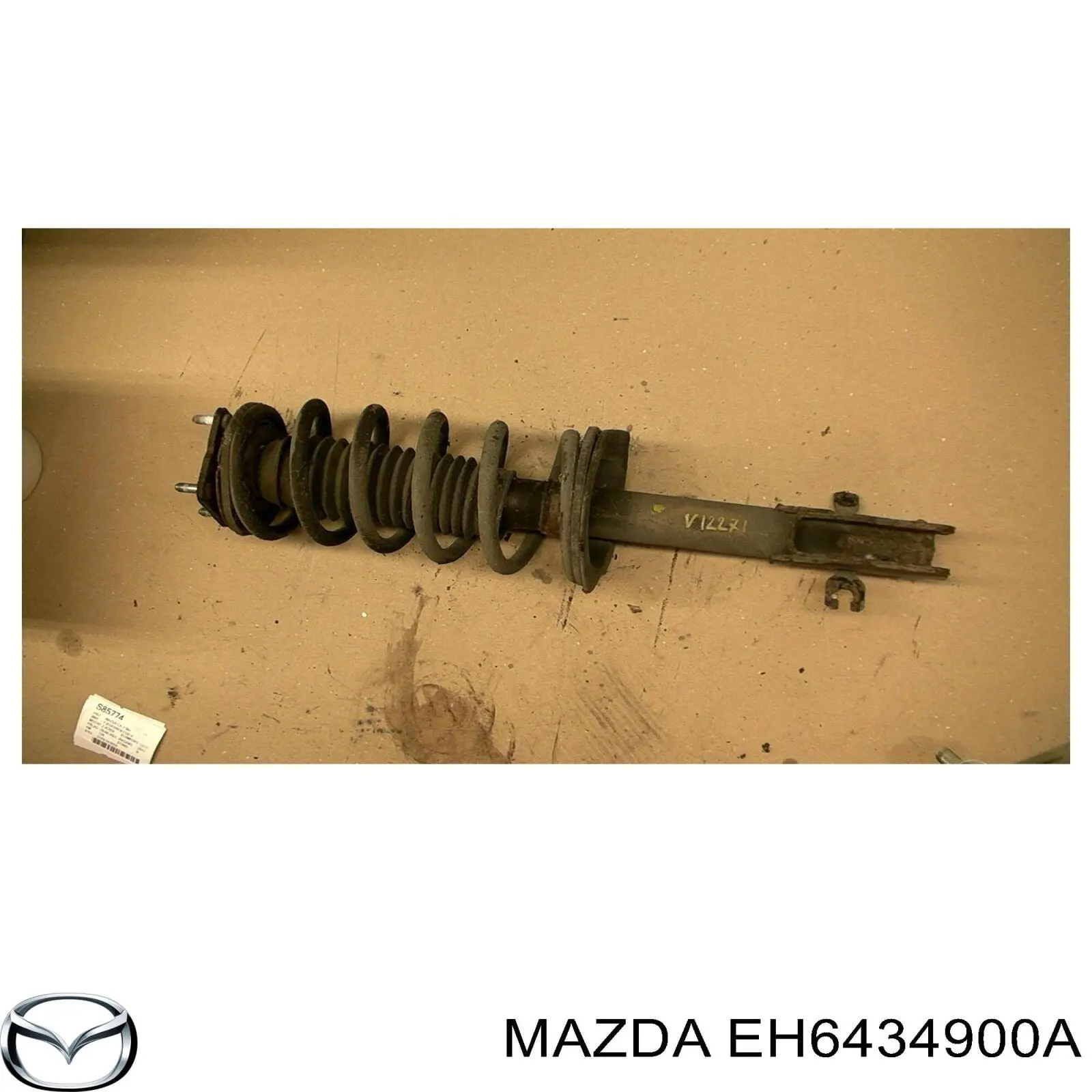 Do koszyka EH6434900A Mazda Amortyzator przedni lewy
