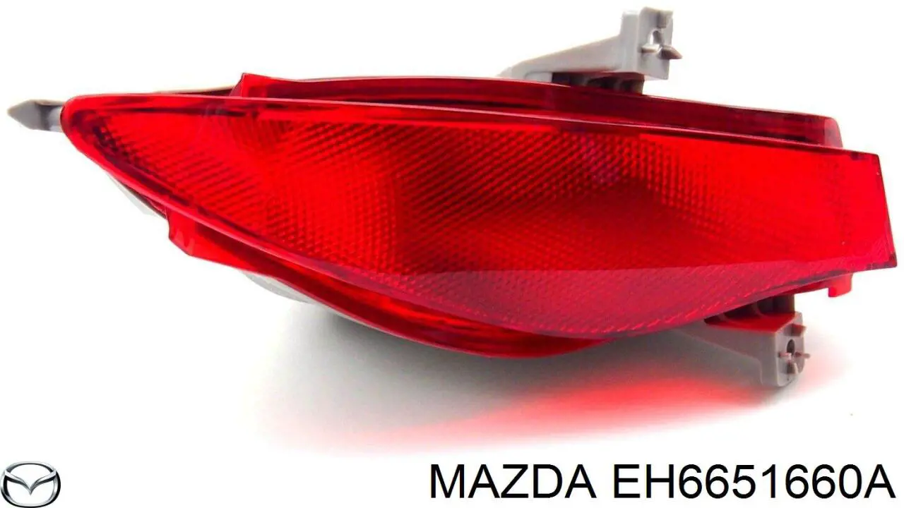 EH6651660A Mazda Przednia lampa przeciwmgielna tylna lewa