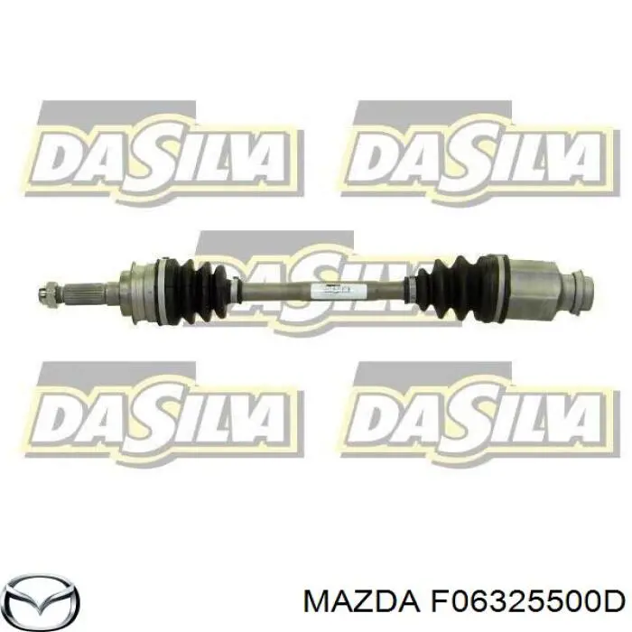 Półoś napędowa przednia prawa Mazda F06325500D cena, od 116,99 USD