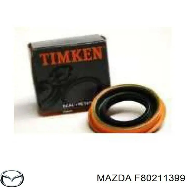 Do koszyka F80211399 Mazda Uszczelniacz wału korbowego silnika tylny