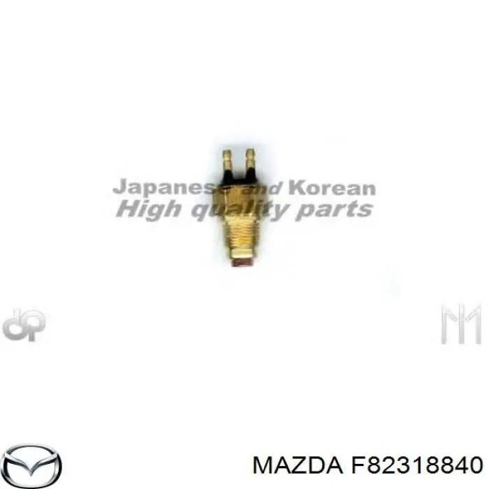 Czujnik temperatury płynu chłodzącego (włączenia wentylatora chłodnicy) F82318840 Mazda